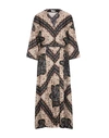 Sandro 3/4 Length Dresses In Beige