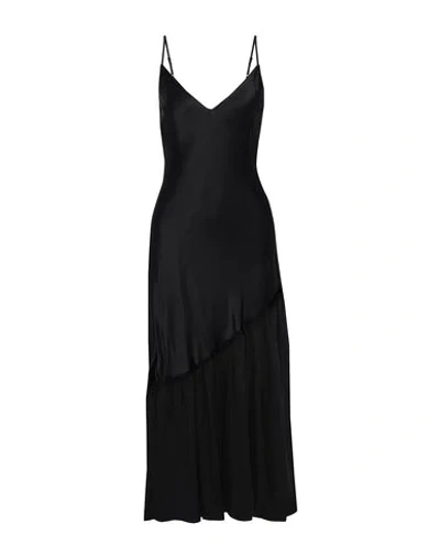 Frame Long Dresses In Black