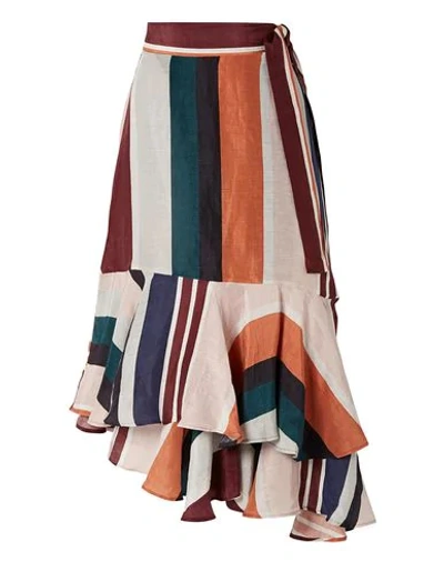 Apiece Apart 3/4 Length Skirts In Light Grey