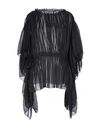 Alberta Ferretti Blouses In Black