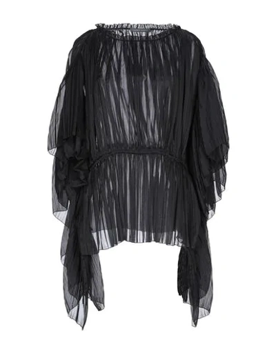 Alberta Ferretti Blouses In Black