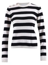 GANNI GANNI STRIPED KNIT JUMPER