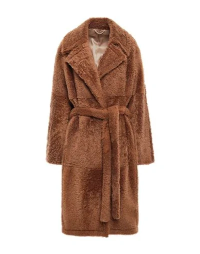 Helmut Lang Coats In Cocoa