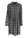 LORENA ANTONIAZZI PRINCE OF WALES CHECK DRESS IN GREY