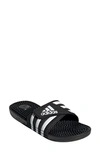 Adidas Originals Adidas Adissage Slide Sandals In Black/white/black