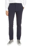 Zanella Men's Noah Classic Stretch Wool Pants In Grey