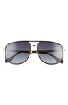 MARC JACOBS 60MM AVIATOR SUNGLASSES,MARC470S