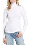 SEVEN RIBBED LONG SLEEVE TURTLENECK,AN0700H168