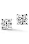 DANA REBECCA DESIGNS MINI DIAMOND SQUARE STUD EARRINGS,E4516