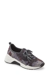 Linea Paolo Rodger Sneaker In Brown/ Grey Camo Padded Fabric