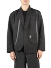 A-COLD-WALL* TAILORED ASYMMETRICAL BLAZER,ACWMH008 -BLACK 2 BLAK