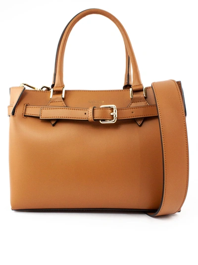 Avenue 67 Elbaxs Bag In Brown Leather In Cuoio