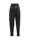 DOLCE & GABBANA LEATHER trousers IN BROWN