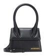 JACQUEMUS LE CHIQUITO MOYEN LEATHER TOTE BAG,P00505711