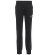 DOLCE & GABBANA LOGO COTTON JERSEY SWEATPANTS,P00506189