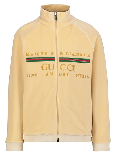 Gucci Kids Sweat Jacket For Unisex In Beige