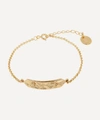 ALEX MONROE GOLD-PLATED SAIL INTO THE SUNSET ENGRAVED ID BRACELET,000713690