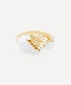 ALEX MONROE GOLD-PLATED MORNING SUNRISE RING,000713692