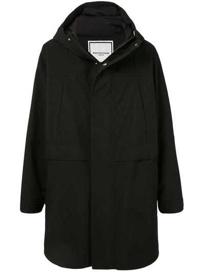 Wooyoungmi Oversized Hooded Parka In Black