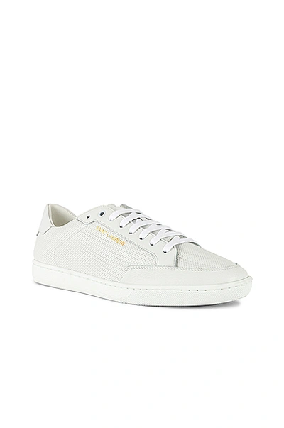 Saint Laurent White Sl/10 Low Trainers