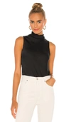 VINCE DRAPED TURTLENECK BODYSUIT,VINCE-WS1008