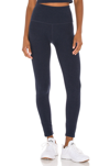 Beyond Yoga Spacedye Caught In The Midi High Waisted Legging In Nocturnal Navy