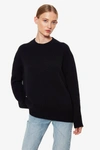 ANINE BING ROSIE SWEATER IN BLACK,AB46-065-08-M