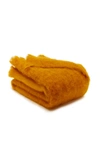 Mantas Ezcaray Mohair And Wool-blend Throw In Yellow