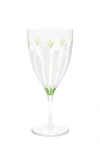 TORY BURCH HOME SPRING MEADOWS WINE GLASSES SET OF TWO