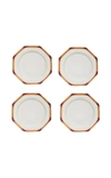 ESTE CERAMICHE SET-OF-FOUR CERAMIC DINNER PLATES