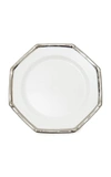 ESTE CERAMICHE SET-OF-FOUR BAMBOO-TRIMMED CERAMIC DINNER PLATES