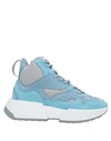 Mm6 Maison Margiela Sneakers In Sky Blue