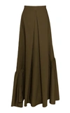 ANDRES OTALORA IMPERIO COTTON MAXI SKIRT