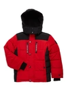 DIESEL LITTLE BOY'S FAUX FUR-LINED PUFFER JACKET,0400012864611