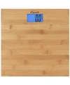 ESCALI CORP BAMBOO BATHROOM SCALE, 440LB