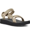 Teva Midform Universal Sandal In Metallic Champagne