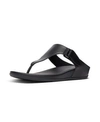FITFLOP FITFLOP WOMEN'S VERA TOE-THONG WEDGE SANDAL WOMEN'S SHOES