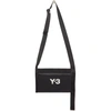 Y-3 Ch3 Logo-print Shoulder Bag In Black/cream