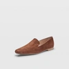 CLUB MONACO CARAMEL SOFII SUEDE LOAFER FLATS IN SIZE 35.5,0004514816