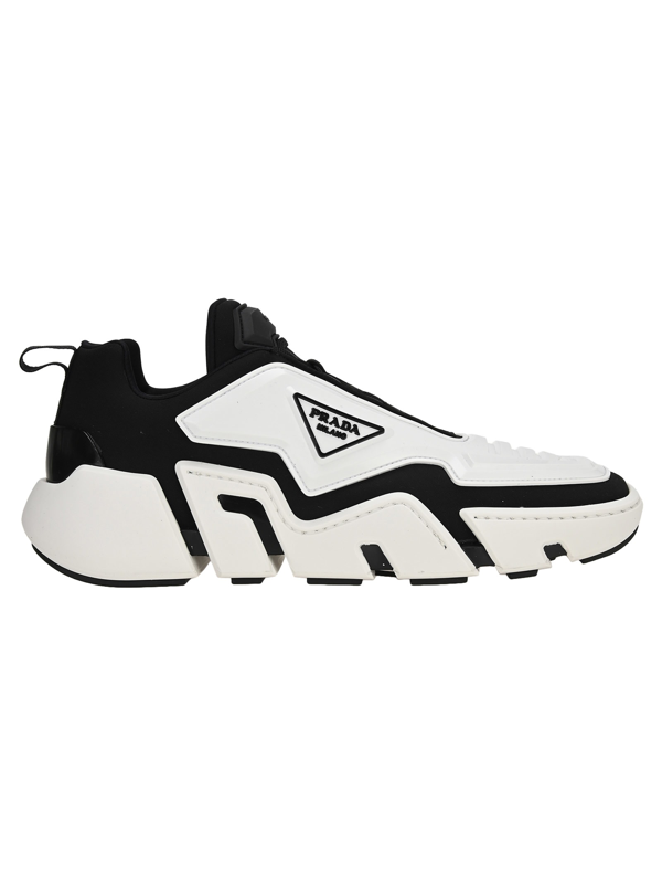prada techno stretch fabric sneakers