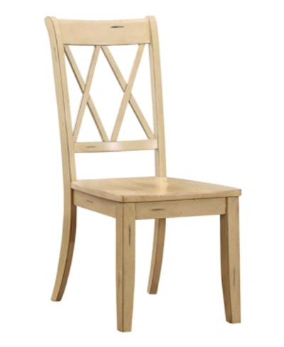Furniture Edam Dining Room Side Chair In Beige