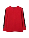 GIVENCHY RED TEEN SWEATER,11538252