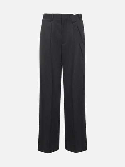 Mm6 Maison Margiela Casual Trousers In Nero