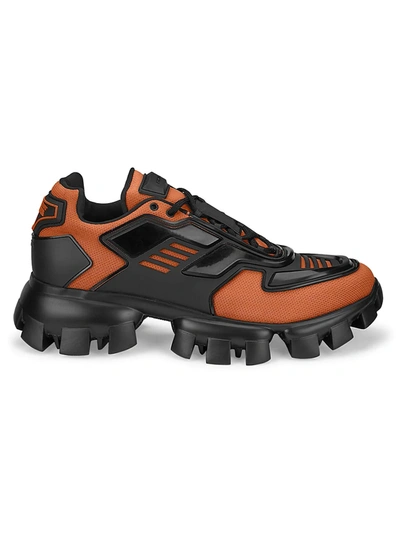 Prada Cloudbust Thunder High-tech Sneakers In Orange