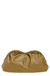 Mansur Gavriel Mini Cloud Leather Clutch In Green