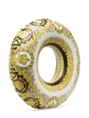 Versace Multicoloured I Love Baroque Inflatable Ring In Yellow