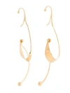 GIVENCHY GOLD-TONE HOOP EARRINGS