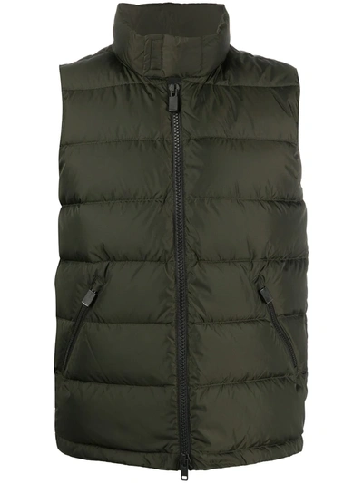 Aspesi Slim Re Down Vest In Green