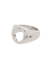 TOM WOOD STERLING SILVER OVAL OPEN RING