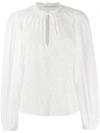 ALICE AND OLIVIA JULIUS TIE-NECK BLOUSE